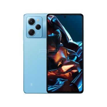 наушники спортивные: Poco X5 Pro 5G, Б/у, 256 ГБ, цвет - Голубой, 2 SIM