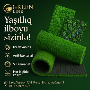 Kovrolin: Süni qazon, kovralit, dekor – Green_Layn ilə keyfiyyətli işin ünvanı! — 23