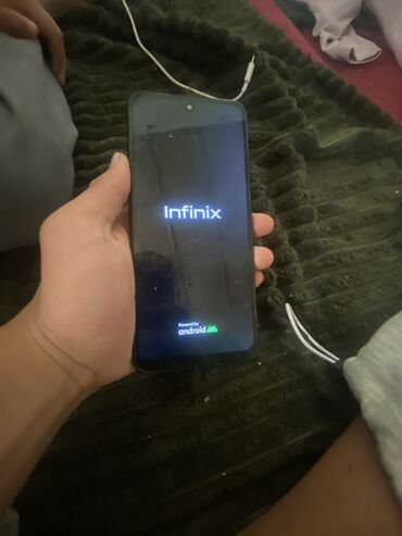 телефон infinix: Infinix HOT 30i, Б/у, 128 ГБ, цвет - Синий
