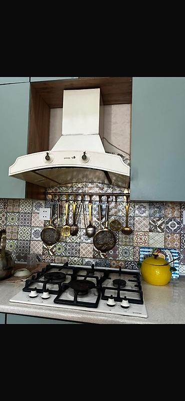 pizza pec: Gorenje mətbəx seti – qaz plitəsi və dekorativ baca tipli aspirator - — 3