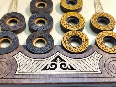 Нарды: Резные деревянные нарды «Muras" - Авторская складная доска с — 6