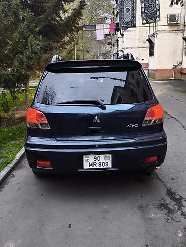 bmw ucun disklər: Barter Var 4gözlə Mitsubishi Outlander, 4WD, tünd mavi rəng — 1