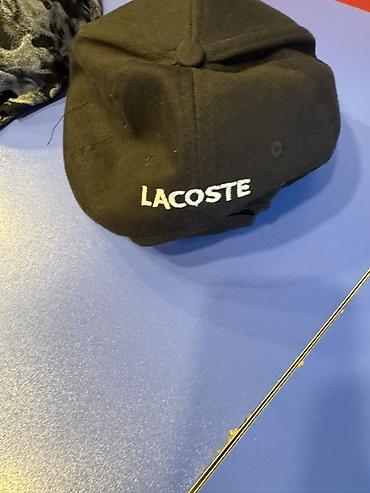 Головные уборы: Lacoste qara beysbol papağı - Rəng: qara - Ön hissədə yaşıl Lacoste — 2