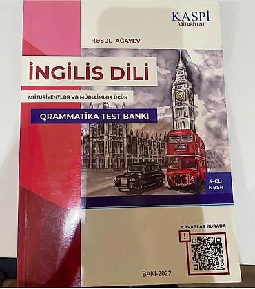Testlər: Məhsul: “İngilis Dili – Qrammatika Test Bankı” (Rəsul Ağayev), Kaspi — 1