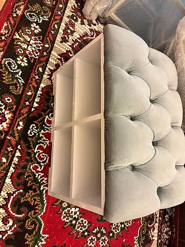 pufik: Qapı önüyə uyğun oturacaqlı ayaqqabı dolabı/bench - Üst hissə: yumşaq — 4
