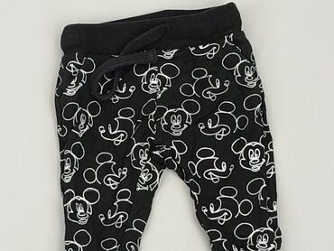 czarne legginsy z napisami: Spodnie dresowe, Fox&Bunny, 3-6 m, stan - Bardzo dobry
