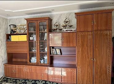 шквф: Стенка-шкаф, Тип стенки-шкафа: Модульная, Для зала, Б/у, Особенности: Для хранения посуды — 1