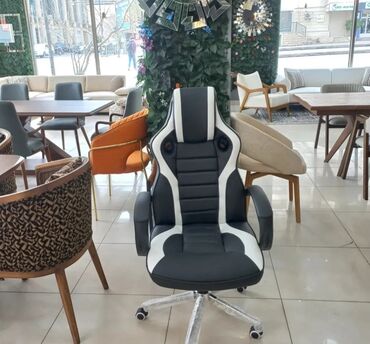 ofis kreslolari qiymet: Yeni, Təkərli, Qolları tənzimlənir, Dəri