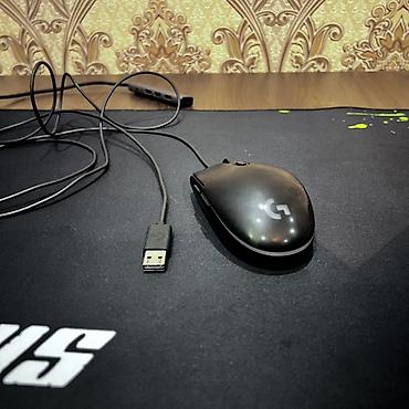 ковер для мышки: Проводная компьютерная мышь Logitech G в чёрном цвете. Подключение по — 1