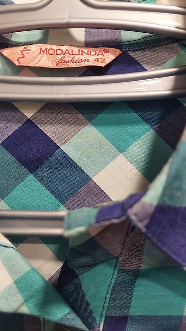 ps baletanke: Ženska karirana košulja – MODALINDA Fashion, veličina 42. - Kroj — 3