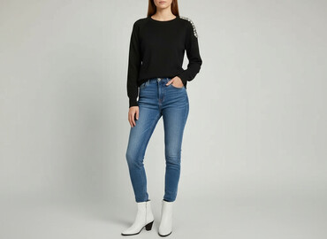 sweter z cekinami zara: Women`s sweater, size S
