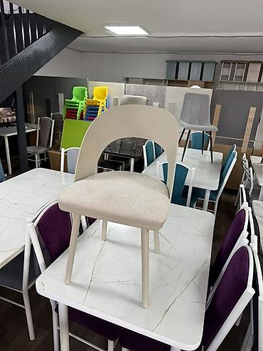 Кухонные столы: Обеденные столы с глянцевой столешницей - Прямоугольная форма — 7