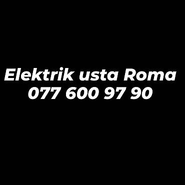 elektrik ustası: Elektrik usta Roma təmir və yenidən qurma luştur çilçıraq spor rozetka — 4
