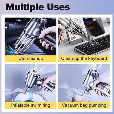 b6 1817: MINI USISIVAC I PUMPA ZA BALONE 2U1 NOVO ZA KUCU I AUTO TOP | Cene — 2