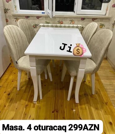 Ev üçün dekor: Yeni, 4 stul