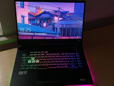 ноутбук asus rog strix g15: Ноутбук, Asus, Intel Core i7, Б/у, Игровой, память SSD