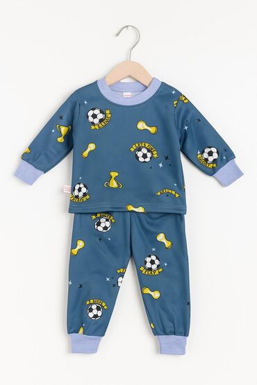 Alt paltar, corablar: Uşaq pijama dəstləri – 2 hissədən ibarət rahat komplekt - Üst və — 1