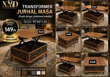 burda jurnalı: Transformer Jurnal Masa – XMD Furniture Ölçü: 90×60×1.20 Qiymət — 4