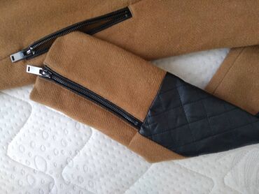 Kaputi: Camel zenski kaput vel 38-40Prelep model, efektan kaput camel boje sa — 7