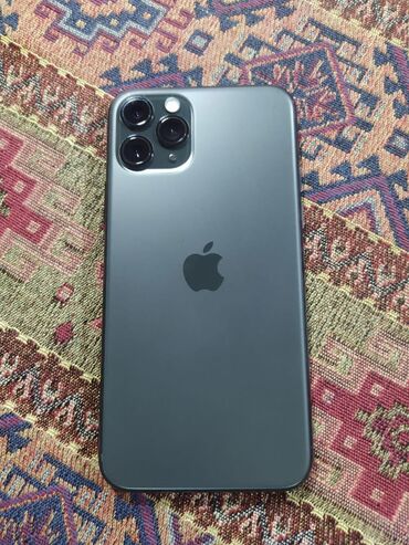 iphone 11 adapter qiymeti: IPhone 11 Pro, 64 GB, Matte Midnight Green, Face ID
