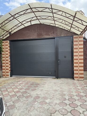 Секционные ворота: Сендвич панели, Автоматические, Другое назначение, Для гаража, Для частного дома, Бронированные, Оптом, Новый, Бесплатная установка — 2