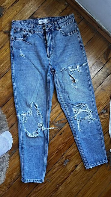 duymə: Topshop Mom cins şalvar – “petite” seriyası - Model: Mom fit, yüksək — 1