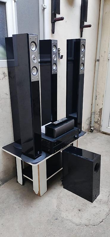 тв бокс в баку: 5.1 ev kinoteatrı akustika dəsti + AV resiver Komplekt: - 4 ədəd — 10