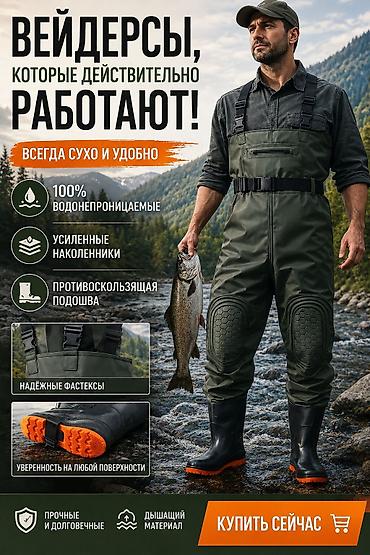Спецодежда: 🔥 Забудь о мокрой одежде, холоде и скольжении — выбирай вейдерсы — 1