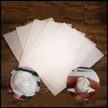 шприц кондитерский ромашка: Съедобная вафельная бумага (От производителя) 25 листов формата А4