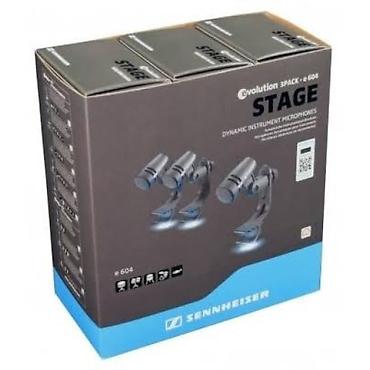 dell notbuk: Sennheiser E 604 3-Pack Dinamik Mikrofon Dəsti Üç ədəd eyni — 2
