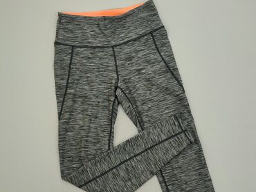 Legginsy: Legginsy S (EU 36), stan - Idealny, wzór - Jednolity kolor, kolor - Szary