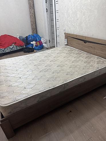 Керебеттер: Эки кишилик керебет, Жаңы, Матрасы бар, узуну - 200 см — 7