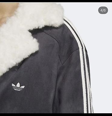 bomber kurtka: Zamşa kurtka, Adidas, Standart — 2