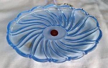 Staro posuđe i escajg: VTG Waltherglas Cobalt Blue Art Glass Mid Century. Antikvitet — 8