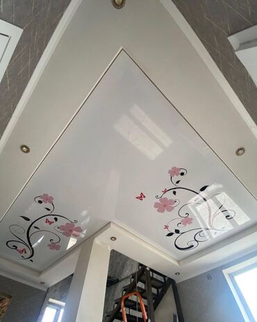 Натяжной потолок: Натяжной потолок Глянцевое, Матовое, 3D потолки Бесплатный замер — 8