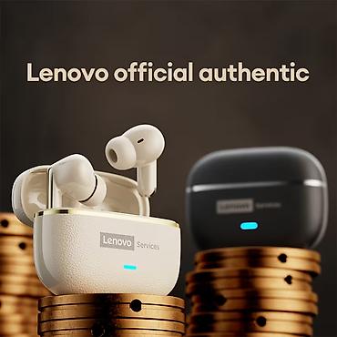 qulaqcıq iphone: Yeni Simsiz (Bluetooth) Qulaqcıqlar, Lenovo, rəng - Qara — 3