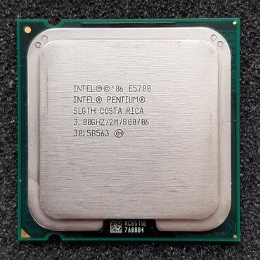 processor: Prosessor Intel Pentium E5700, 2 nüvə, İşlənmiş