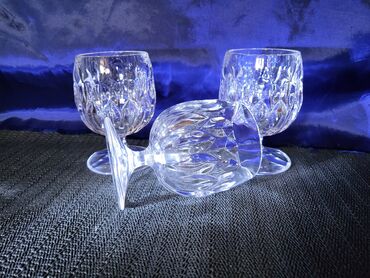 Čaše: Case nove,kristal,rucni rad Nachtmann Nemacka za zestoko pice 80te — 8