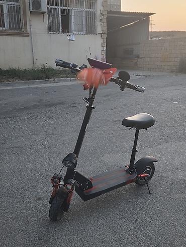 Elektrik nəqliyyatı: Elektrik skuter – rahat oturacaqlı, güclü işıqlandırmalı, geniş — 6