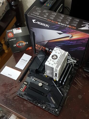 материнская плата gigabyte: Энелик плата, Жаңы, Gigabyte, AM4, ATX