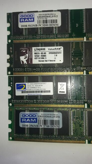 ram 1 gb: Оперативдик эс-тутум, Колдонулган, ПК үчүн