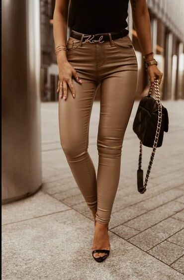 Pantalone: ⬆️⬆️⬆️ pantlone od eko koze sa elastinom za vitkiji i puniji stas u — 14