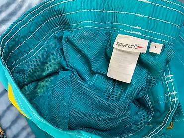 Шорты: Мужские шорты, Nike, L, цвет - Голубой — 4