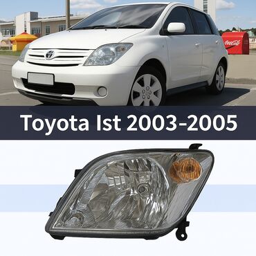 runx alex: Комплект передних фар Toyota 2004 г., Новый, Аналог