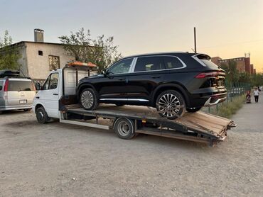 служба вскрытия замков автомобиля: Жарым-жартылай жүктөөсү менен, Түз платформасы менен, Кыймылдуу платформасы менен