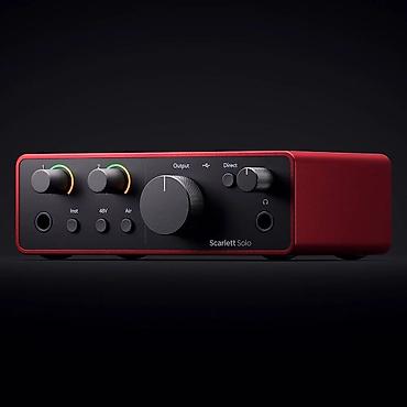 fl studio: Продаю абсолютно новую звуковую карту: Focusrite Scarlett Solo 4th Gen — 1