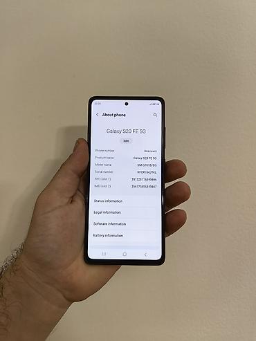 Samsung: Samsung S20 FE 5G dual sim sim free, sa 6/128 gb memorije, dobro — 5