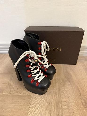 bot kar: Gucci, Ölçü: 36, rəng - Qara, İşlənmiş — 2