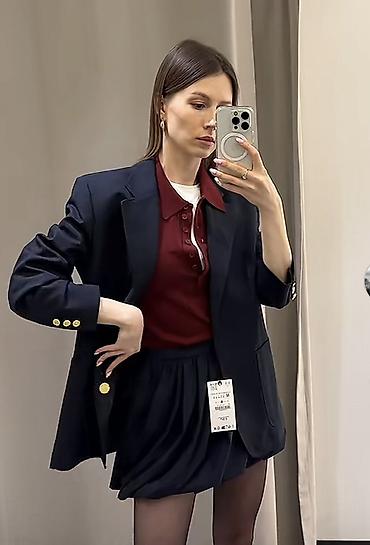 Baletkalar: Baletkalar, Zara, Ölçü: 38, rəng - Göy, Yeni — 16