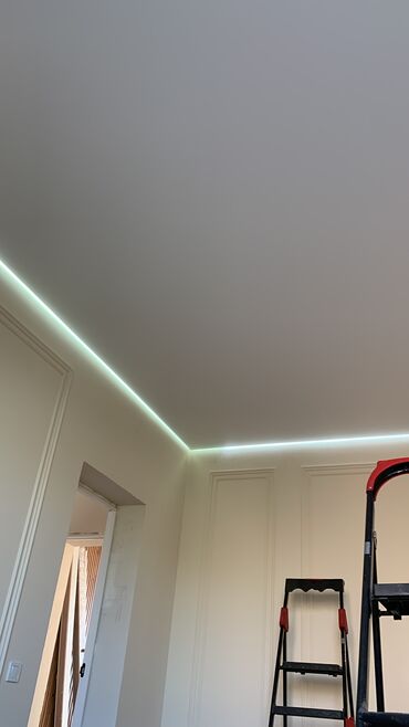 Натяжной потолок: Натяжной потолок Глянцевое, Матовое, 3D потолки Гарантия, Бесплатная консультация, Бесплатный замер — 10